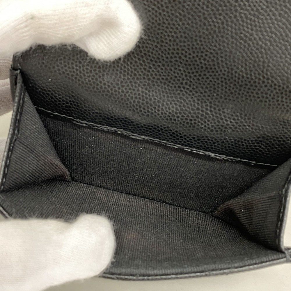 CHANEL Black Caviar Leather Wallet - Picture 6 of 8